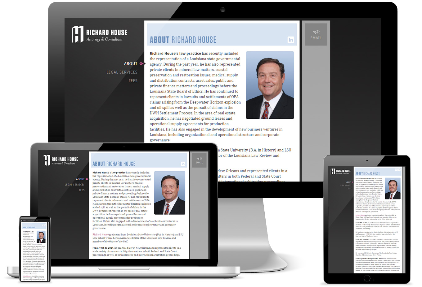 Richard House, Attorney & Consultant (Responsive)