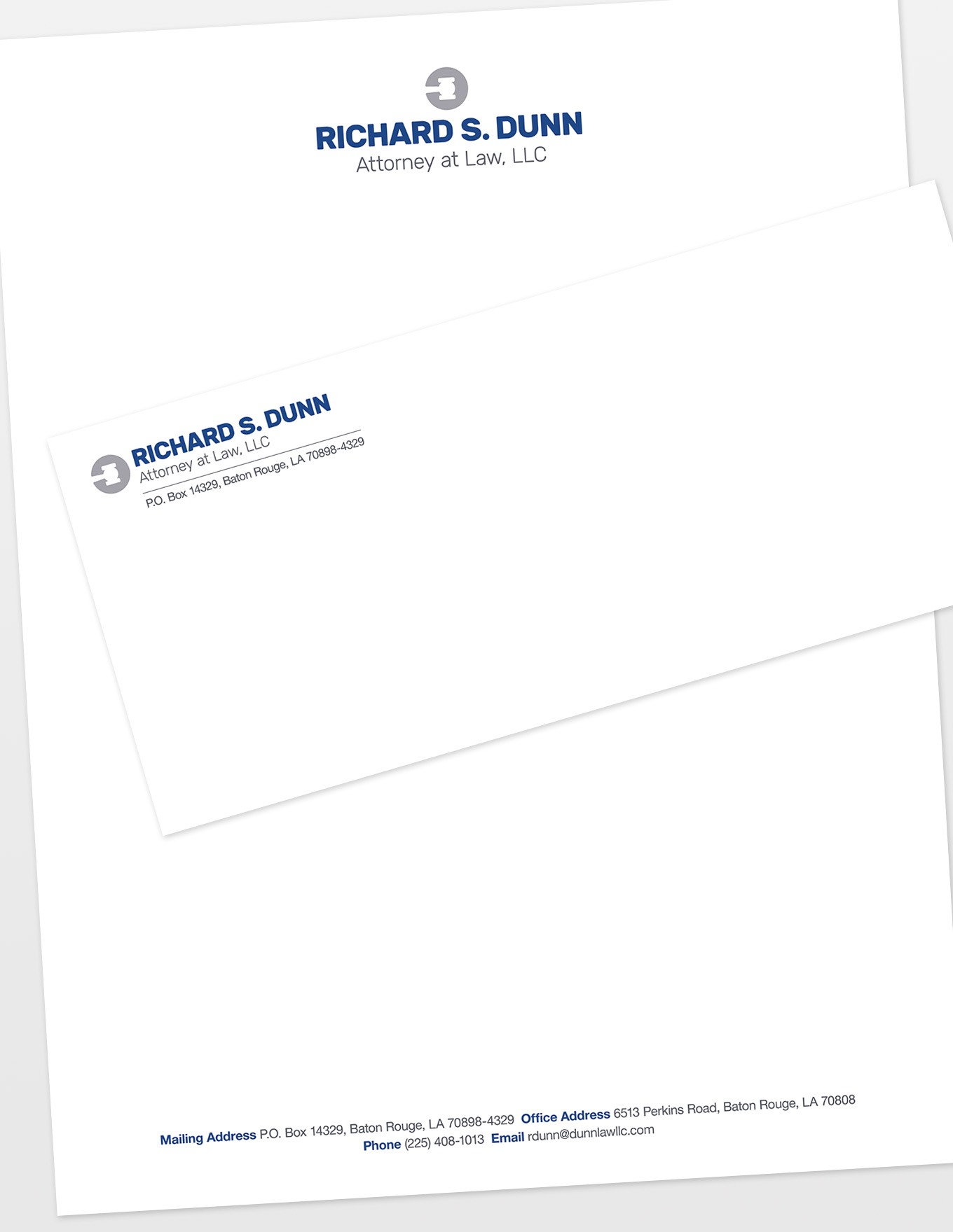 Richard S. Dunn, Attorney at Law Letterhead & Envelopes